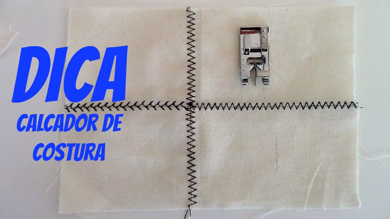 Pé calcador para unir tecidos e quilting na vala | ModaByNill