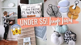 INSANE DOLLAR SPOT FALL HAUL 2019! ? ? Decorate with me!