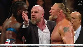 Brock Lesnar Finally Attack OBA In Monday Night RAW.