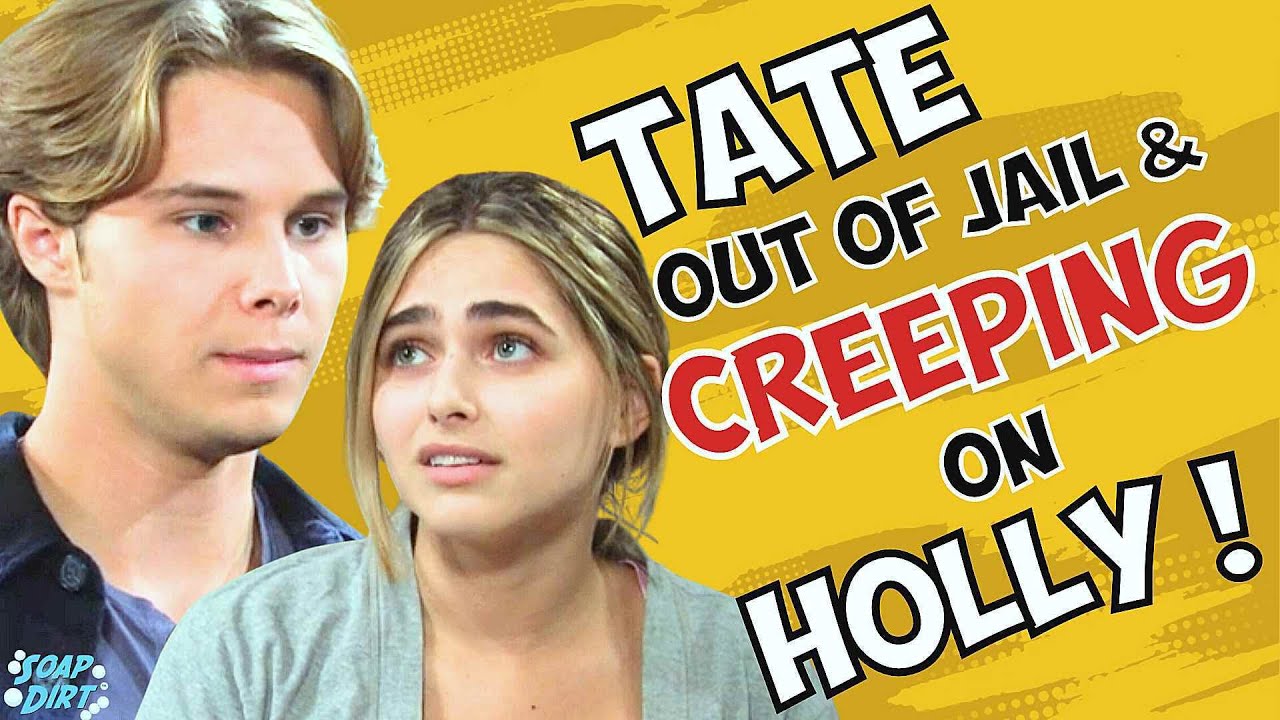 Days of our Lives: Tate Out of Jail & Creeping on Holly! #days #dool  #daysofourlives - YouTube