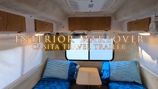 Interior Makeover of Our Casita Travel Trailer