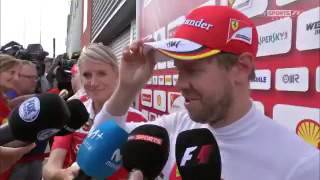 Interview with Vettel after practice - Belgian GP 2016