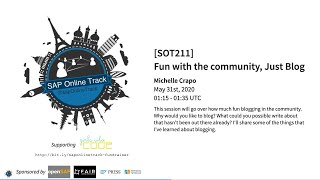 [SOT211] Fun with the community, Just Blog