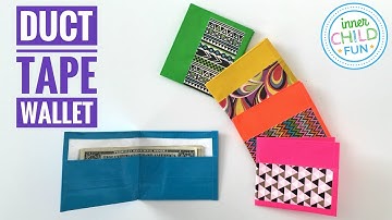 How to Make a Duct Tape Wallet EASY