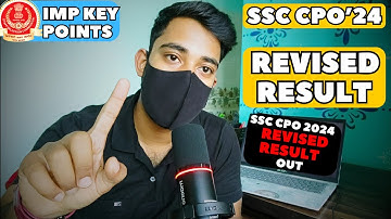 SSC CPO NEW RESULT 🤩🥳 एसएससी ने ऐसा क्यों किया😭😭IMPORTANT POINTS 🔥⚡#ssc #ssccpo #ssccpo2024 #ssccgl