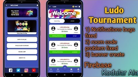 ludo tournament app aia file paid || kodular aia file