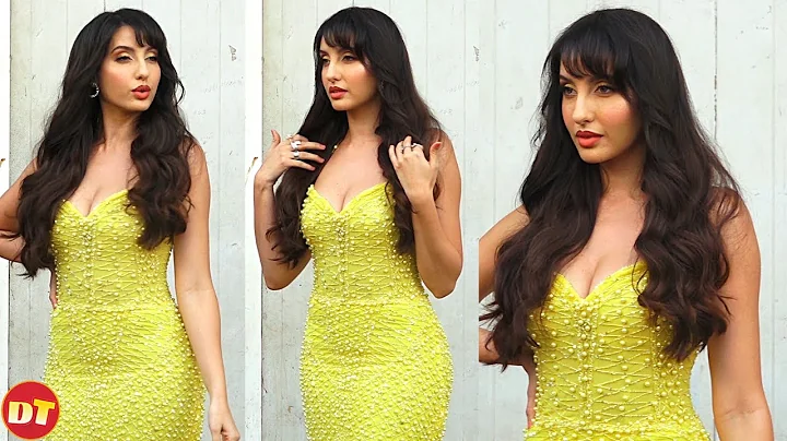 Nora Fatehi Looking Super Gorgeous Spotted at Jhalak Dikhlaja Set In Filmcity