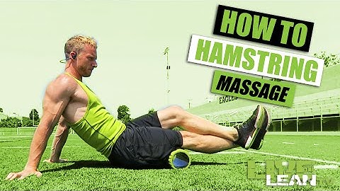 How To Do A FOAM ROLLER HAMSTRING MASSAGE | Exercise Demonstration Video and Guide