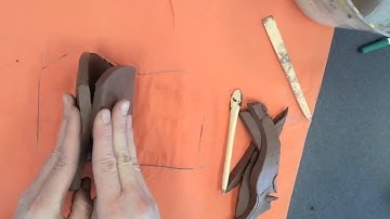 Slab Demo Tear Drop Vase