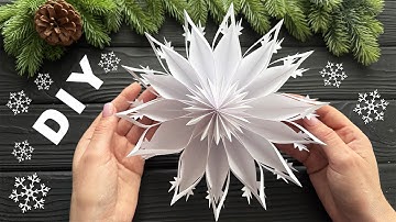 Christmas Idea! EASY Making Christmas Paper Snowflakes DIY Christmas Decorations