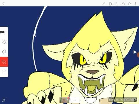 Yellow Pearl The Wolf Werewolf Form Speed Paint Youtube - yellow pearl roblox