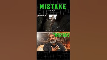 Thumbnail of RRR Movie Mistake By SS.Rajamouli | Ram Charan | Jr.NTR | Cinema Mistakes | #shorts #trending