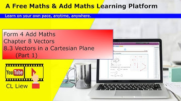 KSSM Form 4 Add Maths Chapter 8 (8.3 Vectors in a Cartesian Plane, Part 1)