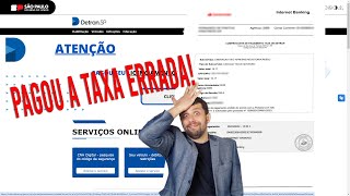 COMO CONSEGUIR RESTITUIÇÃO DE TAXA PAGA ERRADA - TAXA DO DETRAN
