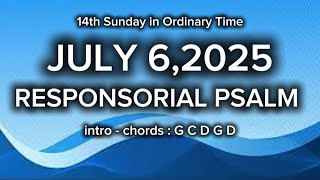 Responsorial Psalm - July 6,2025 - with chords and vocal