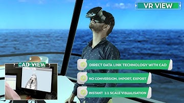 VR Technology for Yacht Design & Construction - Aveva Marine & CADMatic to VR in Real-time