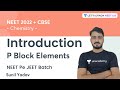 Introduction | P Block Elements | Chemistry | NEET 2022 | Sunil Yadav