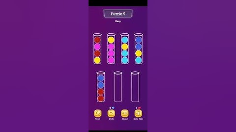Ball Sort - Color Sort Puzzle #shorts