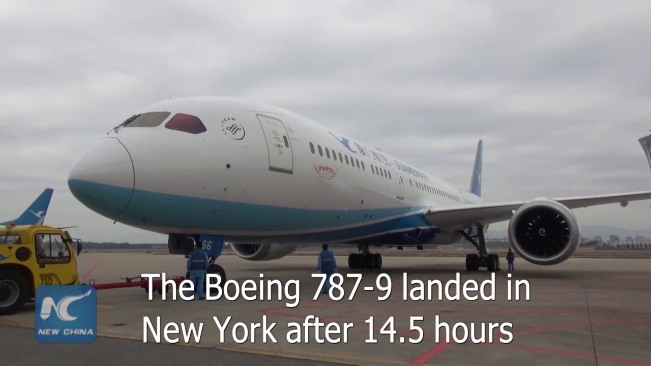 Direct flight linking Fuzhou, New York launched