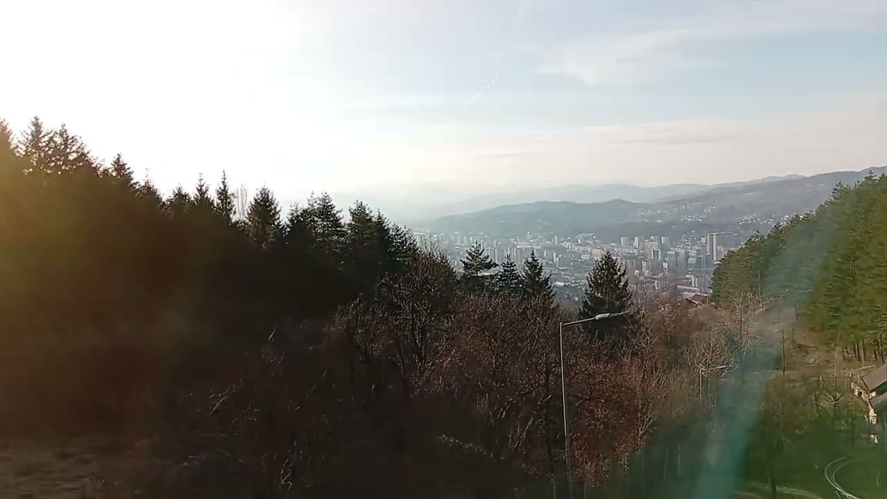 Pogled na Sarajevo sa Trebevića