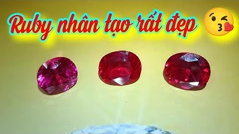 Ruby nhân tạo đỏ và hồng rất đẹp 😍 968k 1 viên 8,5ct 11ct không có giấy kiểm định