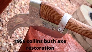 1958 collins antique bush axe restoration