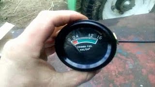 видео: Решил и я поставить указатель давления масла. картинка: Решил и я поставить указатель давления масла.
