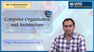 Decimal Arithmetic Unit by Mr. S Lakshmanachari