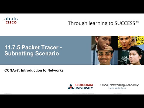 Курс Молодого Бойца Cisco Часть 1 2021 CCNA 1 ITN 11.7.5 Cisco Packet Tracer – Subnetting Scenario