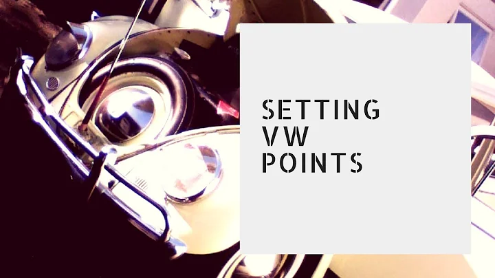 Setting the Point Gap in a VW Distributor