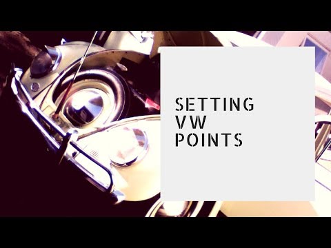 Setting the Point Gap in a VW Distributor