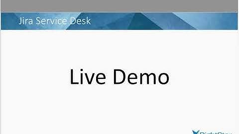 Live Jira Service Desk Demo