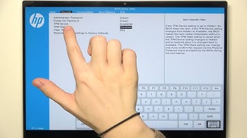 HP ENVY x360: How to Enable or Disable TPM