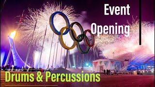 Event Opening Background Music- Upbeat Drums & Percussion - No Copyright