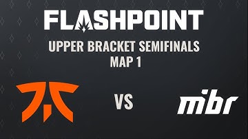 Fnatic vs MIBR- Map 1 (Overpass) - Flashpoint 2 - Playoffs - Upper Bracket Semifinals