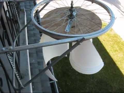  Wind Turbine Homemade My vawt (vertical axis wind turbine) - youtube