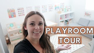 Playroom Tour! Montessori Inspired & Toy Rotation
