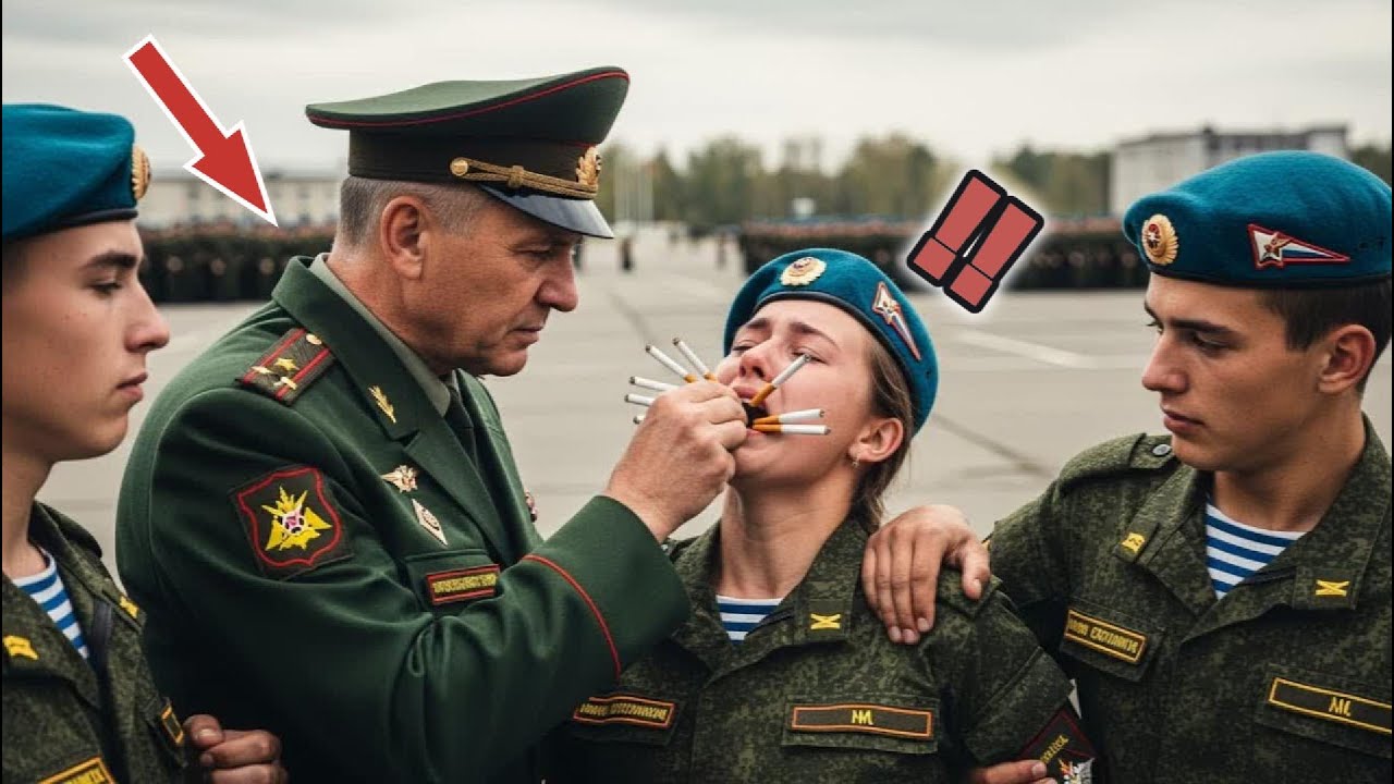 Засунул сигарету в рот девушке-солдату, не зная, что ее мать — генерал.