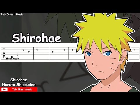 Naruto Shippuden OST - Shirohae / Guren Guitar Tutorial