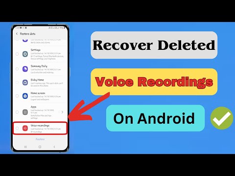 4 способа восстановить удаленные голосовые записи на Android