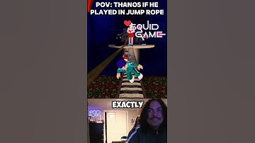 POV Thanos plays Jump Rope in Squid Game 3😱(Squid Game Season 3)