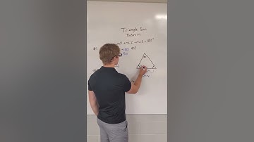 TRIANGLE SUM THEOREM: Everything you need to know! #geometry #highschoolmath #maths #pokemon