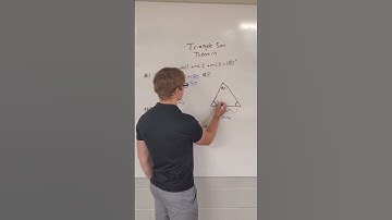 TRIANGLE SUM THEOREM: Everything you need to know! #geometry #highschoolmath #maths #pokemon