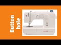 How to make button hole , using Singer machine 1409 .