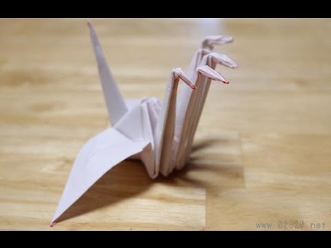 五首鶴の折り方 解説字幕つき Five Necked Paper Crane Origami Youtube