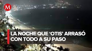 Así se alertaba de la llegada de Otis, horas después desapareció Acapulco