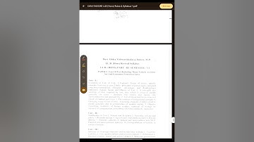 LLB(Hons) Syllabus Semester 5 DAVV Indore part 2