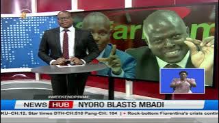 Ndindi Nyoro says he is ready to face Mbadi