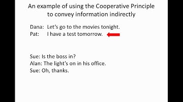 The Cooperative Principle and flouting