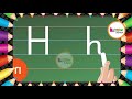 تعليم الاطفال كتابة الحروف الانجليزية+ Letter H